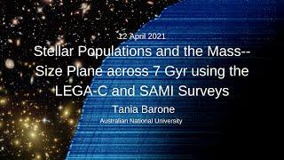 Tania Barone | Galspec Conference Session 1 | Monday 12 April 2021