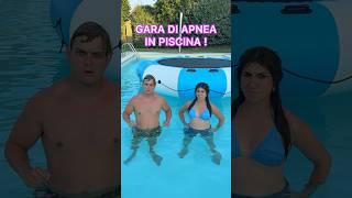 Dani e Robbi nuova challenge chi rimane più in piscina con tutti i nostri amici! #shorts