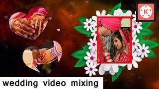 Marriage video mixing kaise kare mobile se || green screen background video editing