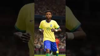 Rodrygo Goal Brazil vs Guinea 2023 - Pes Pc Game#shorts