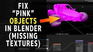 Fix Pink/Purple Blender Missing Textures Issue in 30 Seconds