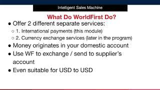 Module 6 - Business Set Up, Video 8,  Bank Accounts & International Payments - Amazon FBA