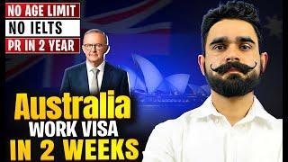 Australia  Work Visa Process 2024 | PR after 2 Years | Salary $70000..