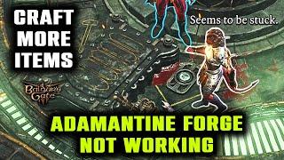 Adamantine Forge Stuck Bug (How to Solve) Baldur's Gate 3 - Can Craft Only One Item