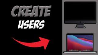 How To Create Users on MacOS | Create User Accounts on Mac