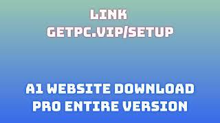 A1 Website Download Pro HOW TO INSTALL PC/LAPTOP [TUTORIAL 2024 no charge]