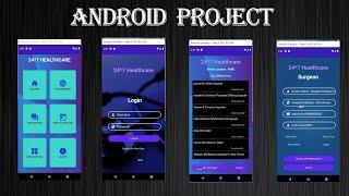 Android Healthcare Project | Android beginner Project | Tutorial | Android | Project | 2022-23