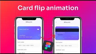 How to make Card flip animation in Figma - Expert Azi