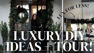 CHRISTMAS DIY MODERN LUXURY BUDGET FRIENDLY!