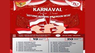  Live || Karnaval kecamatan Ngadirojo Hari Ke -2 || HUT RI KE-79 || 2024