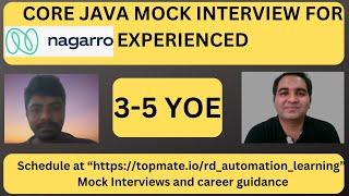 Nagarro Interview Questions | Core Java Interview Questions