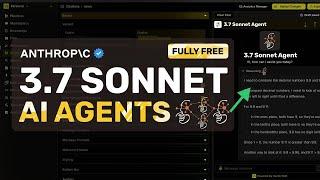 Claude 3.7 Sonnet AGENTS: FULLY FREE Way to Create YOUR CUSTOM AI Agents with 3.7 SONNET in SECONDS!