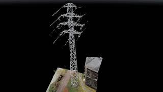 Power Line Mapping - Point Cloud Animation