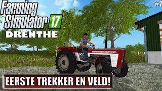 'EERSTE TREKKER EN VELD!' Farming Simulator 17 Drenthe #7