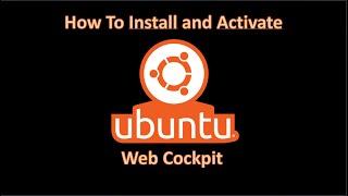 How to install Web Cockpit on Ubuntu