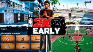 I GOT NBA 2K21 EARLY! FIRST LOOK AT THE NEIGHBORHOOD, REP SYSTEM, BADGES, & MORE! NEW NBA2K21 PARKS