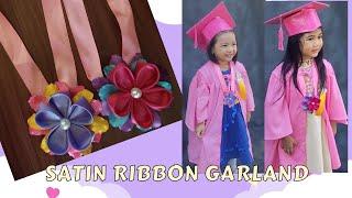 SUPER EASY DIY GARLAND/ LEI FOR GRADUATIONS by sams creations