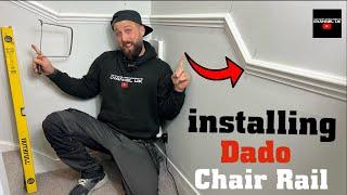 How To Install Dado/Chair Rail To Hall Stair Landing - Easy Step By Step Guide