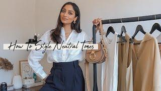 HOW TO STYLE NEUTRAL COLOURS | SUMMER LOOKBOOK