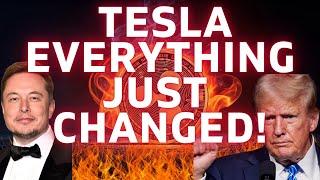 TESLA  EVERYTHING JUST CHANGED!  Don’t Miss OUT ON THIS!