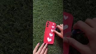 Asthetic phone cover painting DIY️#2024 #youtubeshorts #diy #craft #shorts #unique #hack #bengali