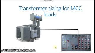 Transformer sizing for MCC or Switchgear