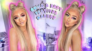 QUICK AND EASY FESTIVAL MAKEUP | 2019