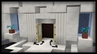 Minecraft: How to make working automatic doors