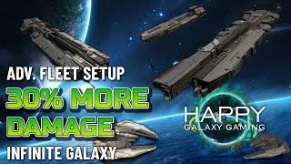 Infinite Galaxy - PRO TIP: Advanced Fleet Setup - Increase Your Damage by Over 30%