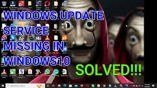 How To Fix "Windows Update Service is Missing in Windows 10" Problem - 2022