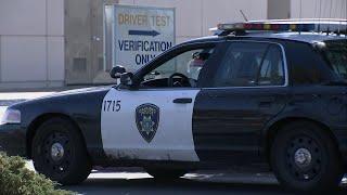 2 Oakland police officers hit by driver in stolen car; no arrests made, authorities say