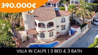 VILLA CLOSE TO BEACH IN CALPE | PRICE: €390.000