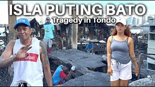 Walking the Tondo Manila Fire Aftermath in Isla Puting Bato [4K HDR]