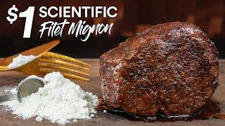 I made a $1 STEAK using science!