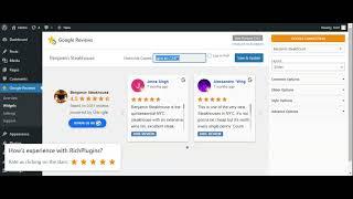 How to show Google reviews on WordPress site less than a minute