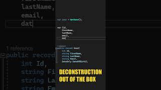 How To Deconstruct C# Records #shorts