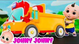 Johny Johny Yes Papa | Road Safety Song | Vehicles Songs for Children