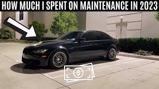 HOW MUCH DID I SPEND ON MAINTENANCE & INSTALLS IN 2023?! 2011 BMW M3 (E90) Sedan Build @abc.garage