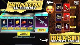 Get Mini Materials Unlimited For AG Currency | Agin X-Suit Crate Opening For Silver | PUBGM