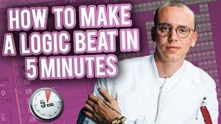 MAKING A LOGIC TYPE BEAT IN 5 MINUTES | How to Make a Logic Type Beat Tutorial Logic Pro X