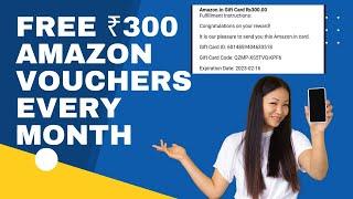 Download MobileXpression App & Get Free Amazon Rs.300 Amazon Gift Vouchers Every Month