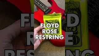 Restring My Floyd Rose Guitar ASMR