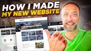 How I Made My new Website (Estepona.Life)