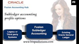 Oracle Fusion Accounting Hub Subledger accounting profile options | Oracle Subledger Configuration