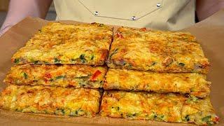 A zucchini masterpiece, better than pizza! Just grate 2 zucchini! Simply delicious!