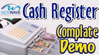 How To Operate The Cash Register Machine NW-CR-2000 Complate Demo