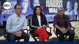 3 Democratic governors predict Harris will win key ‘blue wall’ states