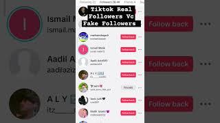 tiktok real followers vc fake followers