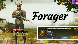 How to complete the achievement - "Forager" in PUBG MOBILE