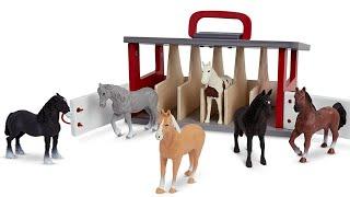 Explore the Terra Wooden Stable Farm Playset: A Delightful Unboxing!